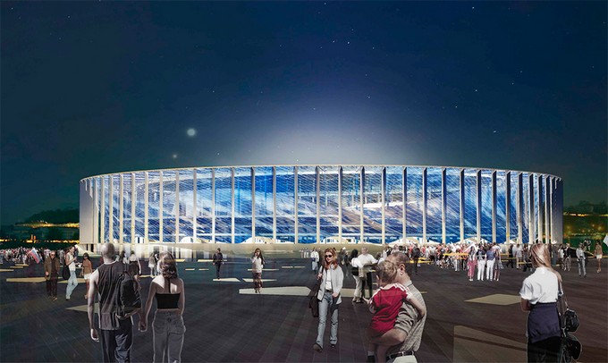 Stade de Nijni Novgorod - Stade Coupe du Monde 2018 en Russie